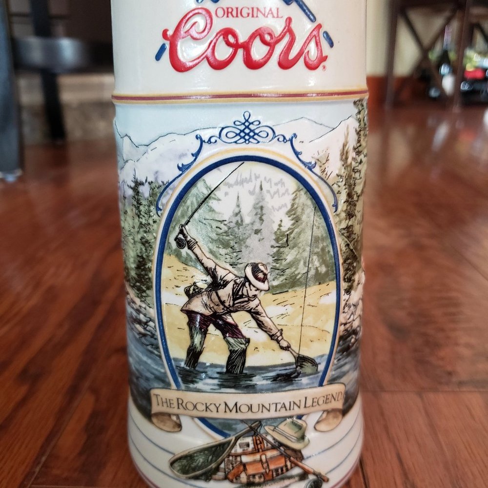 Coors Rocky Mountain Legend Series Stein Mug